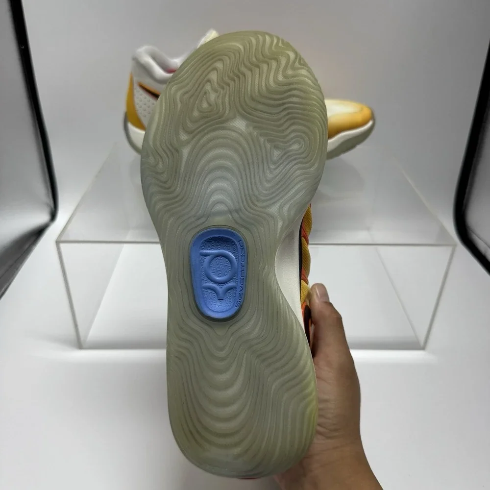 Nike KD 17 Sunrise University Gold Basketball Shoes FJ9487-700 Men's Size 8.5